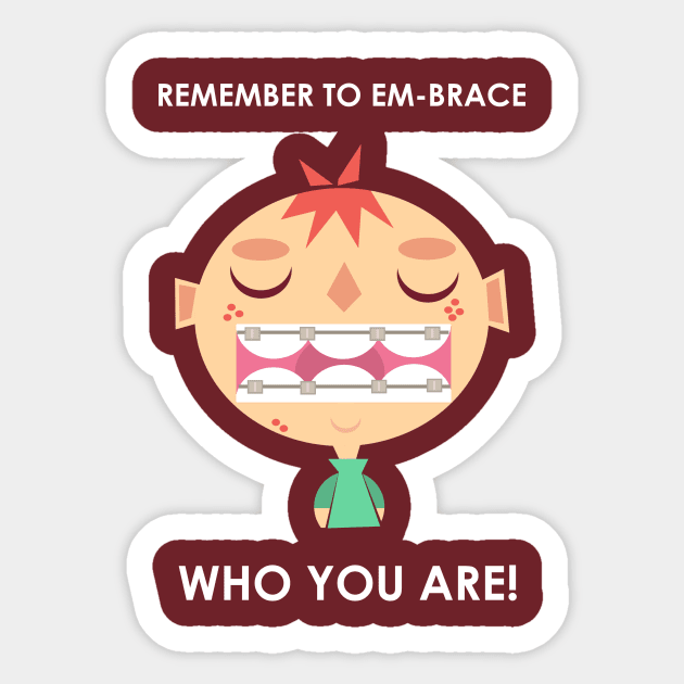 Embrace Life! Sticker by shimmyshammy